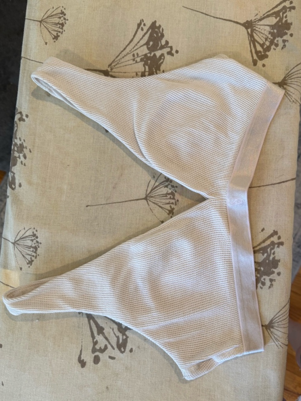 Victoria's Secret White Ribbed Bralette